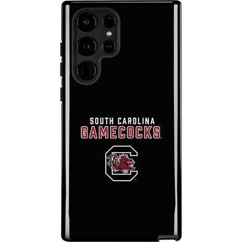 University of South Carolina Gamecocks Black Galaxy S22 Ultra Pro Case