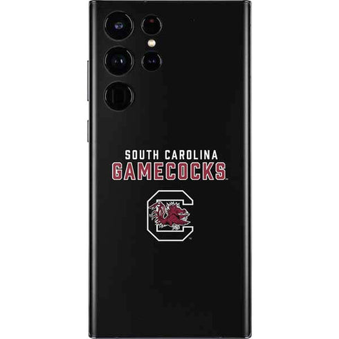 University of South Carolina Gamecocks Black Galaxy S22 Ultra Skin