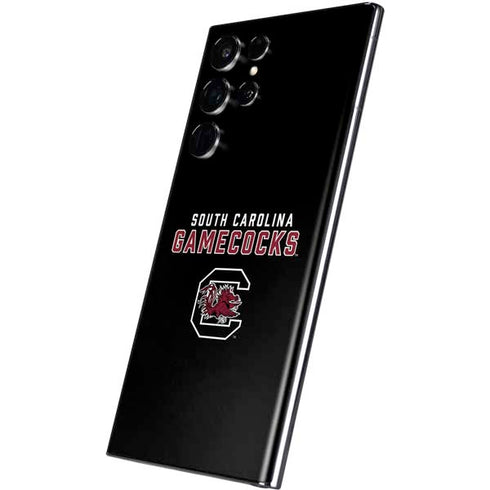 University of South Carolina Gamecocks Black Galaxy S22 Ultra Skin