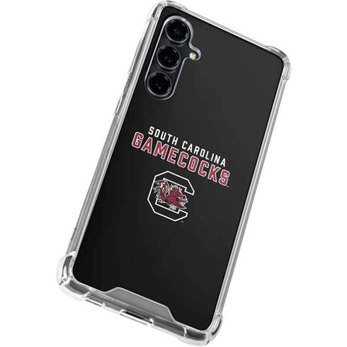 University of South Carolina Gamecocks Black Galaxy S23 FE Clear Case