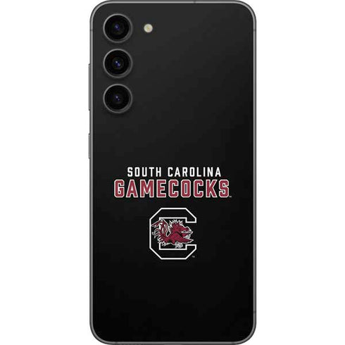 University of South Carolina Gamecocks Black Galaxy S23 Plus Skin