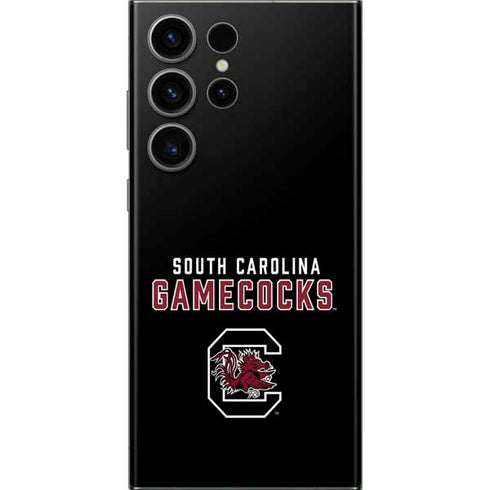 University of South Carolina Gamecocks Black Galaxy S23 Ultra Skin