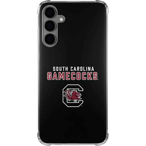 University of South Carolina Gamecocks Black Galaxy S24 Plus Clear Case
