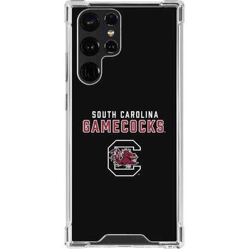 University of South Carolina Gamecocks Black Galaxy S24 Ultra Clear Case