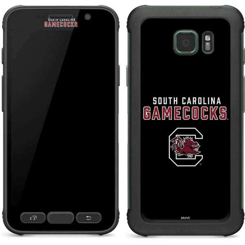 University of South Carolina Gamecocks Black Galaxy S7 Active Skin