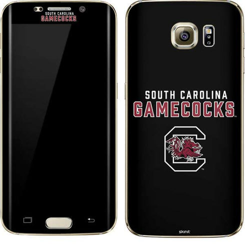 University of South Carolina Gamecocks Black Galaxy S7 Edge Skin