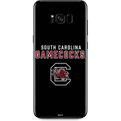 University of South Carolina Gamecocks Black Galaxy S8 Plus Skin