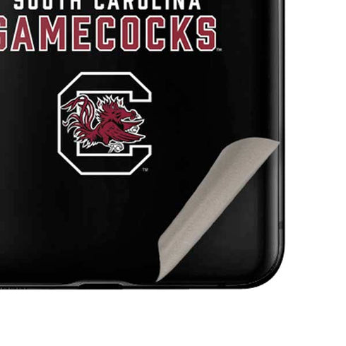 University of South Carolina Gamecocks Black Galaxy Z Flip Skin
