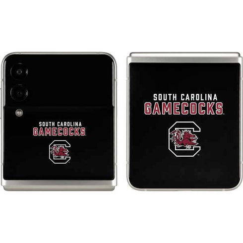University of South Carolina Gamecocks Black Galaxy Z Flip3 5G Skin