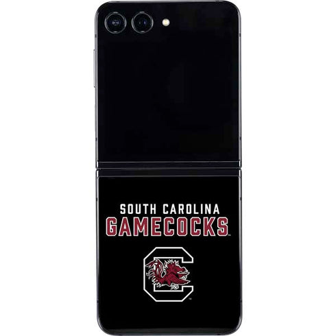 University of South Carolina Gamecocks Black Galaxy Z Flip5 5G Skin