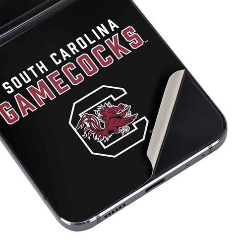 University of South Carolina Gamecocks Black Galaxy Z Flip5 5G Skin