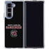 University of South Carolina Gamecocks Black Galaxy Z Fold5 5G Clear Case