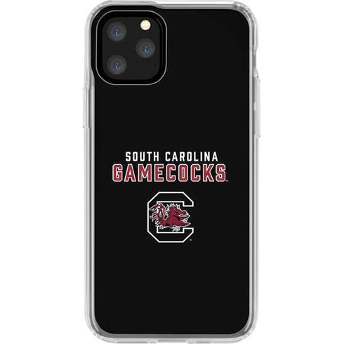 University of South Carolina Gamecocks Black iPhone 11 Pro Clear Case