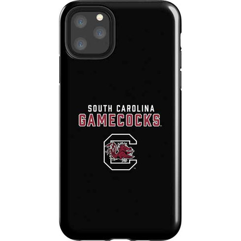 University of South Carolina Gamecocks Black iPhone 11 Pro Max Impact Case