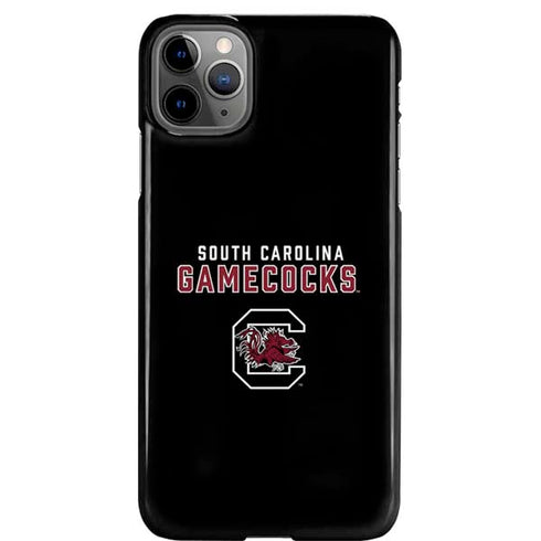 University of South Carolina Gamecocks Black iPhone 11 Pro Max Lite Case