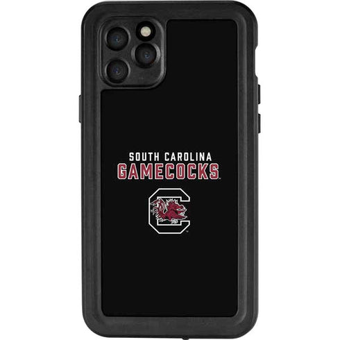 University of South Carolina Gamecocks Black iPhone 11 Pro Waterproof Case