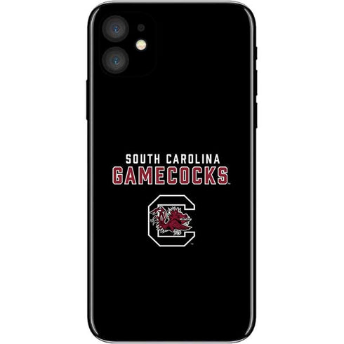 University of South Carolina Gamecocks Black iPhone 11 Skin