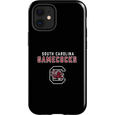 University of South Carolina Gamecocks Black iPhone 12 Mini Impact Case
