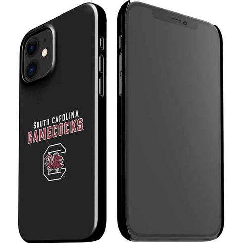 University of South Carolina Gamecocks Black iPhone 12 Mini Lite Case
