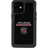 University of South Carolina Gamecocks Black iPhone 12 Mini Waterproof Case