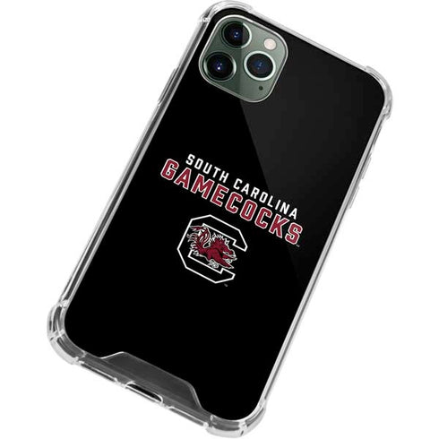 University of South Carolina Gamecocks Black iPhone 12 Pro Clear Case