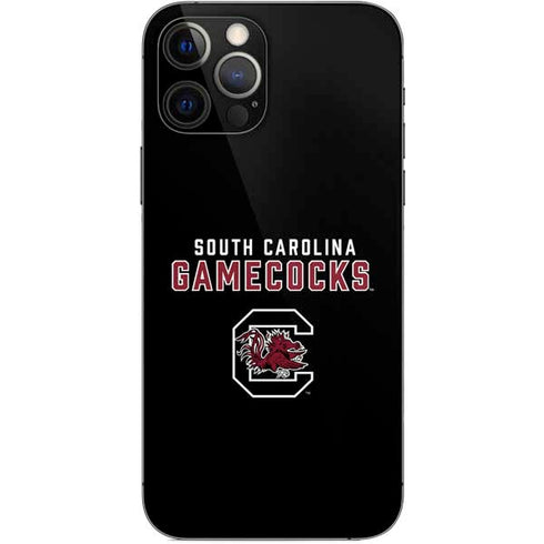 University of South Carolina Gamecocks Black iPhone 12 Pro Skin