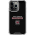 University of South Carolina Gamecocks Black iPhone 13 Pro Clear Case
