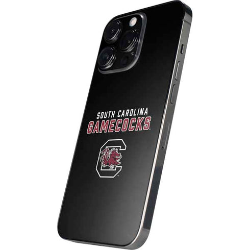 University of South Carolina Gamecocks Black iPhone 13 Pro Max Skin
