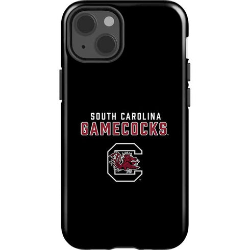 University of South Carolina Gamecocks Black iPhone 14 Impact Case