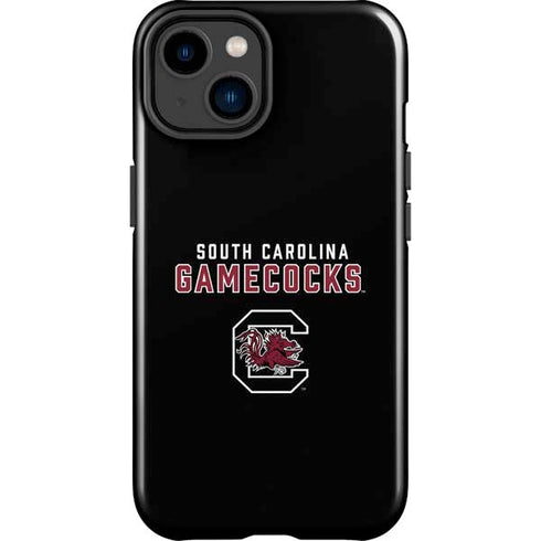 University of South Carolina Gamecocks Black iPhone 15 Plus Impact Case