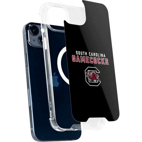 University of South Carolina Gamecocks Black iPhone 15 Plus MagSafe Case