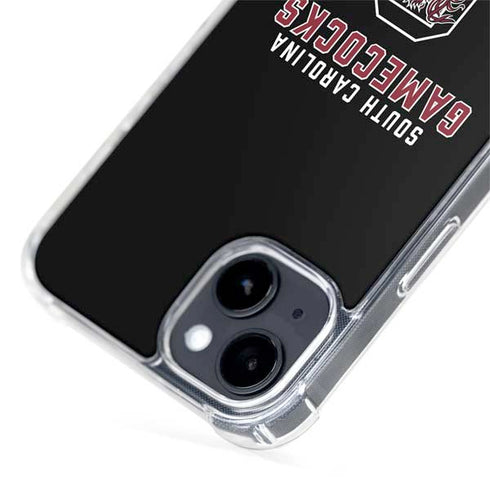 University of South Carolina Gamecocks Black iPhone 15 Plus MagSafe Case