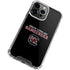 University of South Carolina Gamecocks Black iPhone 14 Pro Clear Case