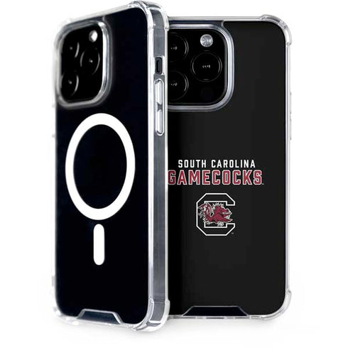 University of South Carolina Gamecocks Black iPhone 15 Pro MagSafe Case