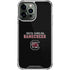 University of South Carolina Gamecocks Black iPhone 14 Pro Max Clear Case