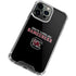 University of South Carolina Gamecocks Black iPhone 15 Pro Max Clear Case