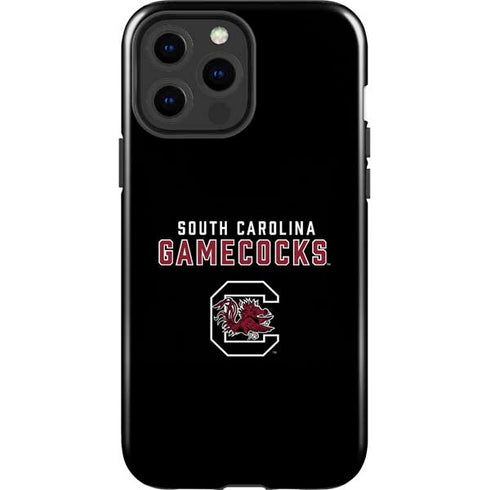 University of South Carolina Gamecocks Black iPhone 15 Pro Max Impact Case