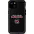 University of South Carolina Gamecocks Black iPhone 15 Plus Waterproof Case