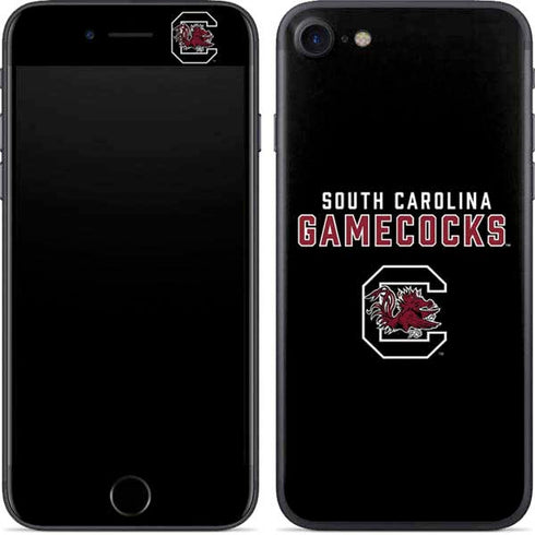 University of South Carolina Gamecocks Black iPhone 7 Skin