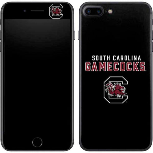 University of South Carolina Gamecocks Black iPhone 8 Plus Skin