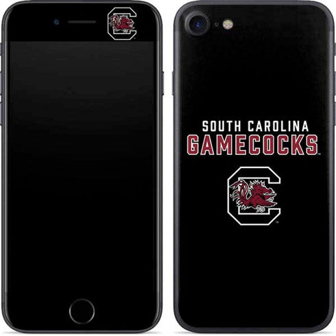 University of South Carolina Gamecocks Black iPhone 8 Skin