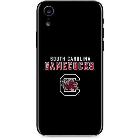 University of South Carolina Gamecocks Black iPhone XR Skin