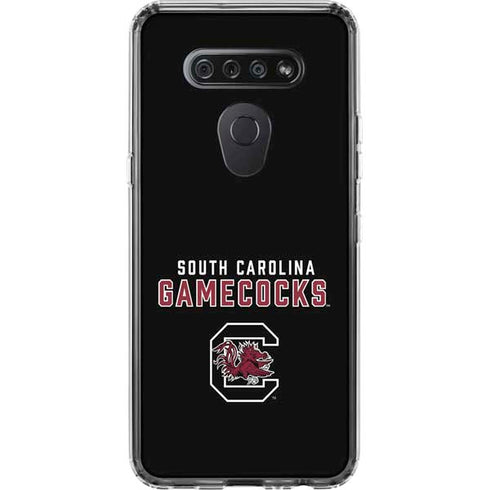 University of South Carolina Gamecocks Black LG K51/Q51 Clear Case