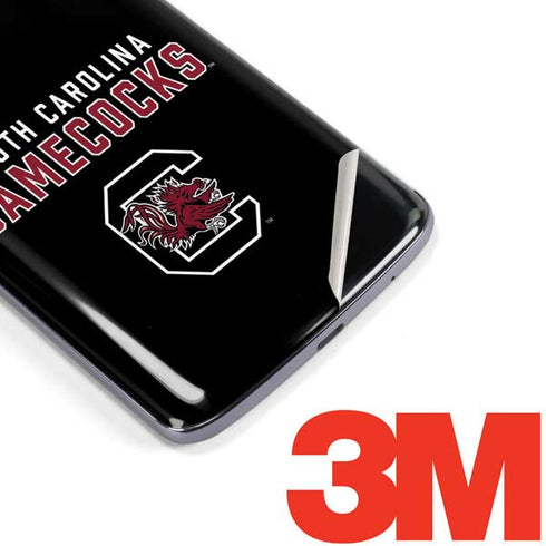 University of South Carolina Gamecocks Black Moto E5 Plus Skin