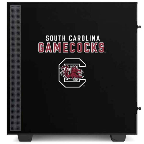 University of South Carolina Gamecocks Black NZXT H510 Compact ATX Mid-Tower Case Skin