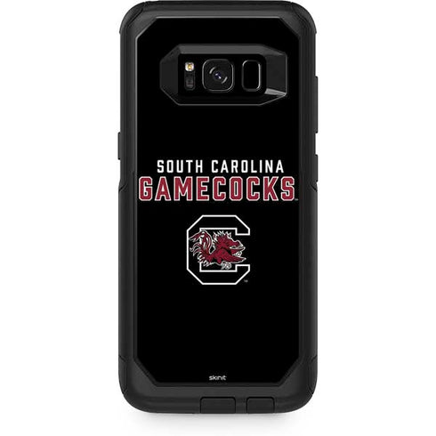 University of South Carolina Gamecocks Black Otterbox Commuter Galaxy Skin
