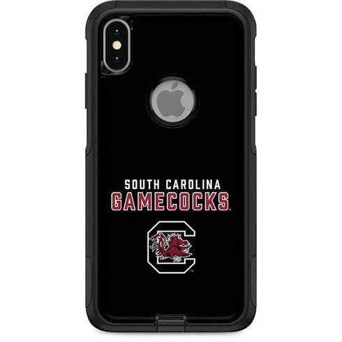 University of South Carolina Gamecocks Black Otterbox Commuter iPhone Skin