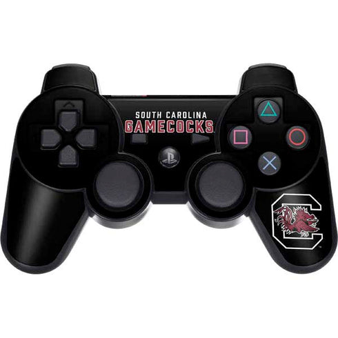 University of South Carolina Gamecocks Black PS3 Dual Shock wireless controller Skin