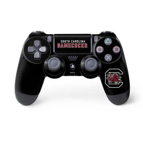 University of South Carolina Gamecocks Black PS4 Controller Skin
