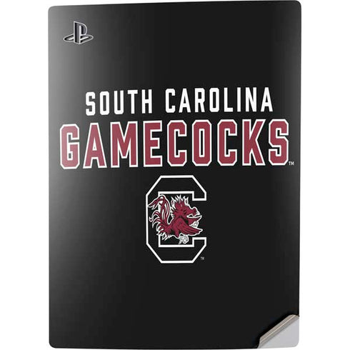 University of South Carolina Gamecocks Black PS5 Digital Edition Console Skin